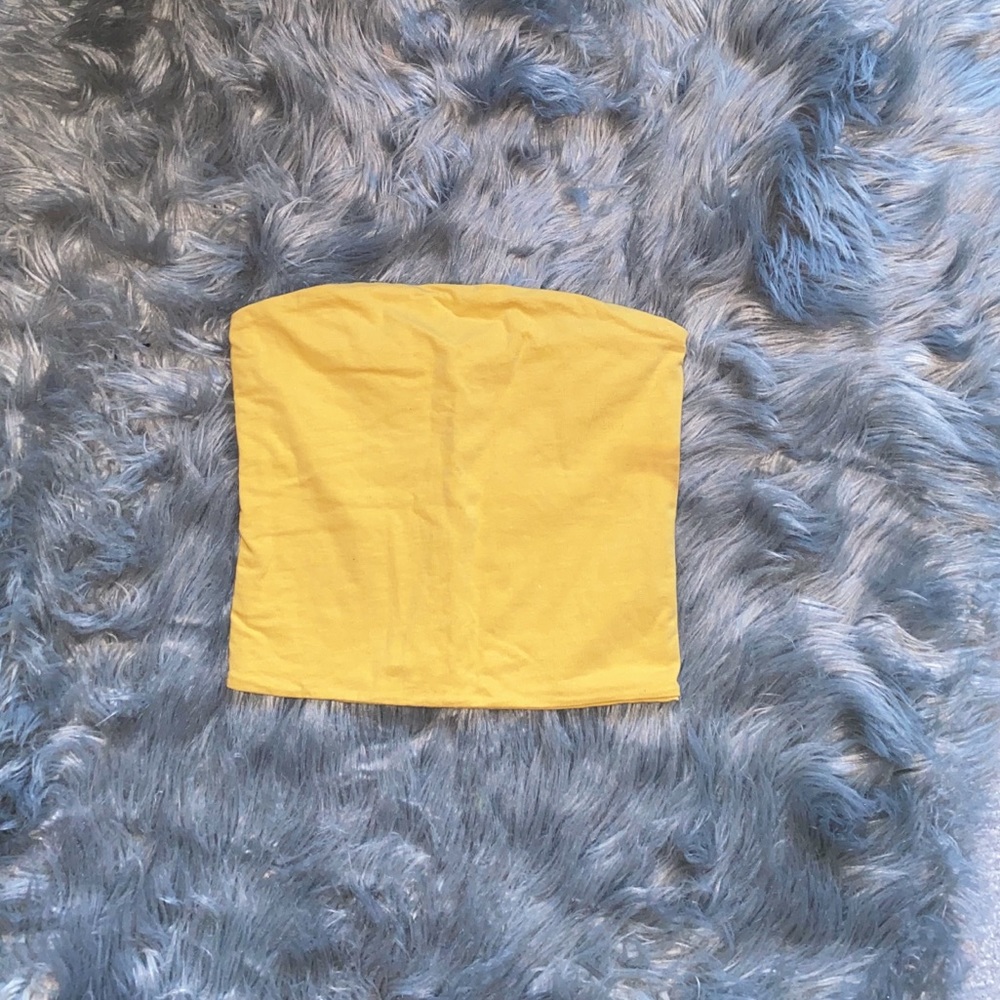 Brandy Melville Yellow Tube top💛